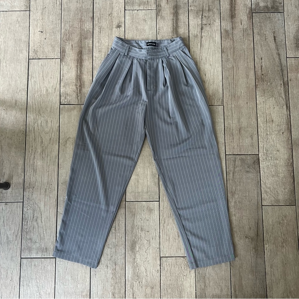 pretty little thing pinstripe pants
